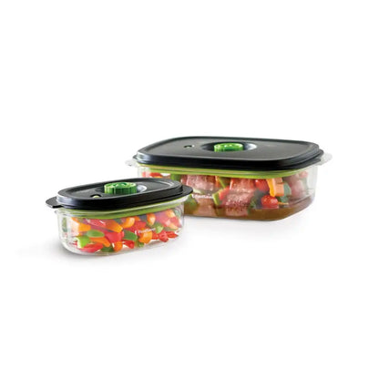 FoodSaver Preserve & Marinate Vacuum Containers, 3-Cup and 10-Cup Set