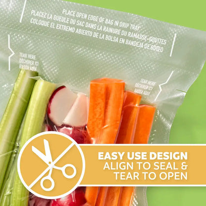 FoodSaver Pint Pre-Cut Vacuum Seal Bags, 27 Pack