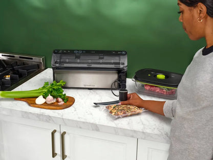 FoodSaver Elite All-in-One Liquid+ Vacuum Sealer, Dark Stainless Steel