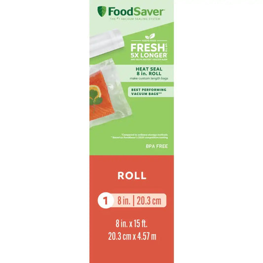 FoodSaver 8" x 15' Vacuum Seal Roll