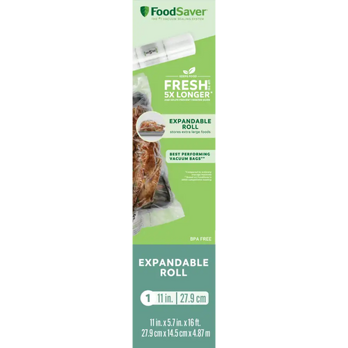 FoodSaver 11" x 16' Expandable Vacuum Seal Roll
