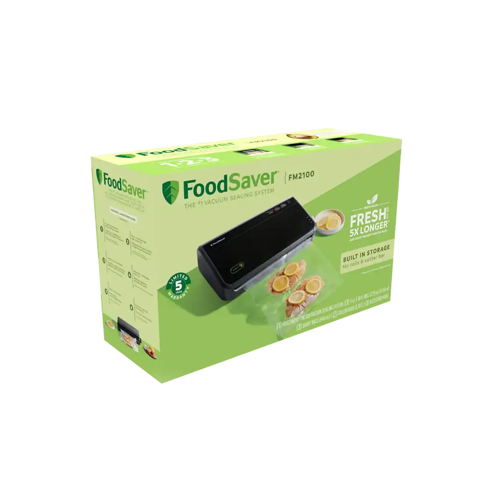 The FoodSaver FM2100 Vacuum Sealing System
