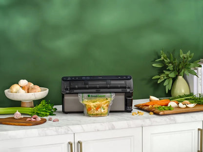 FoodSaver Elite All-in-One Liquid+ Vacuum Sealer, Dark Stainless Steel