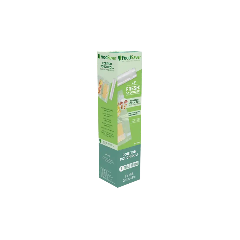 FoodSaver 11" x 16' Portion Pouch Vacuum-Seal Roll, Single Roll