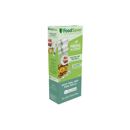 FoodSaver Easy Seal & Peel 11" x 14' Vacuum Seal Roll, 2 Pack