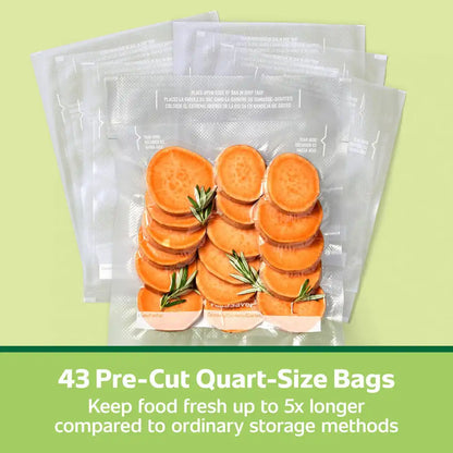 FoodSaver Quart Pre-Cut Vacuum Seal Bags