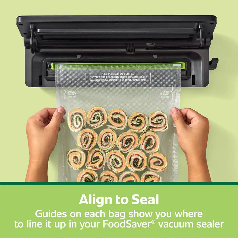 FoodSaver Gallon Pre-Cut Vacuum Seal Bags, 12 Pack