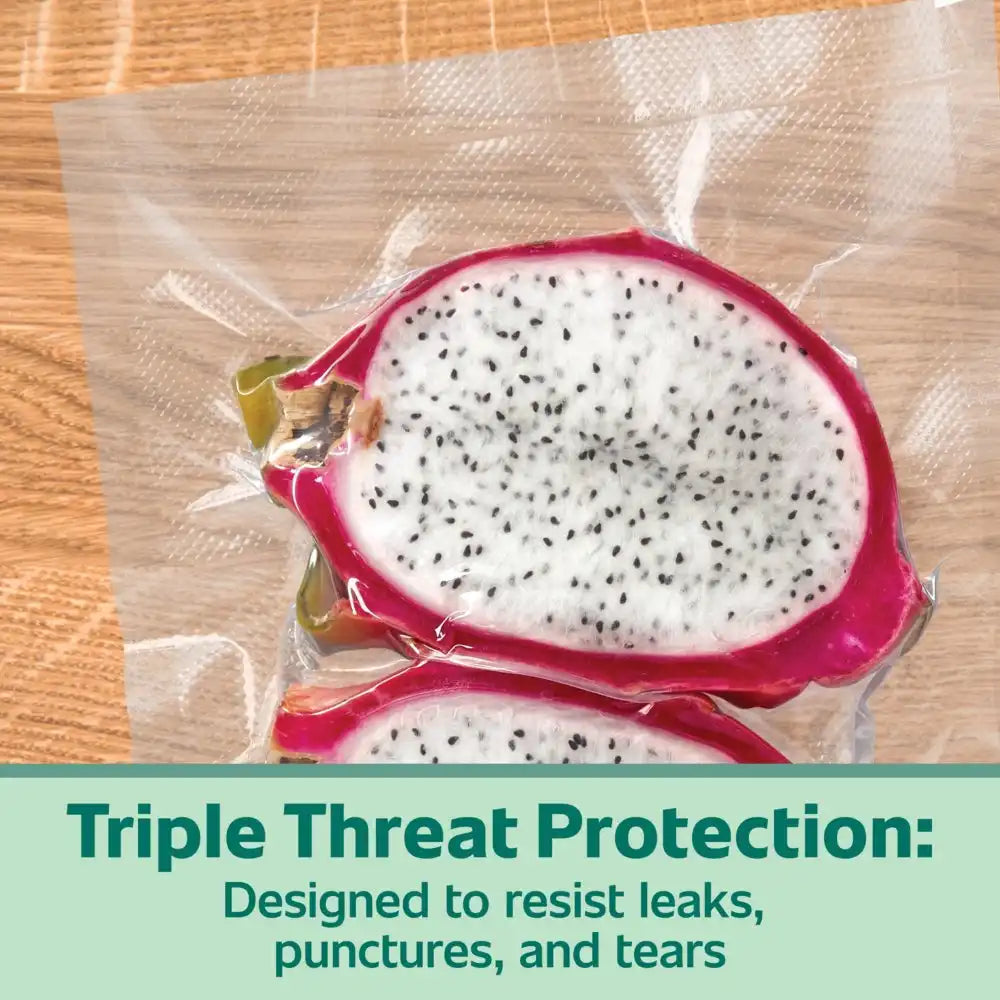 FoodSaver Heavy Duty Quart Vacuum Seal Bags, 44pk with Triple Threat Protection