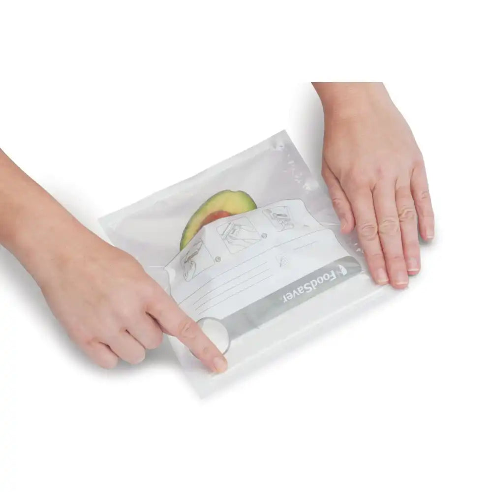 FoodSaver Vacuum Zipper Quart Bags, 18 Count