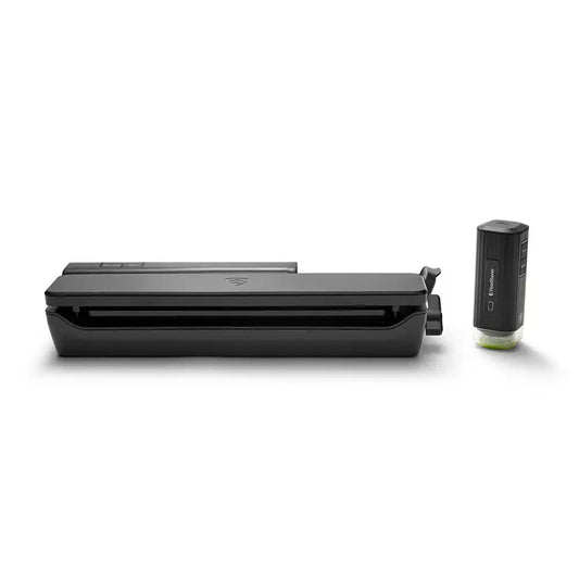 FoodSaver Handheld+ 2-in-1 Vacuum Sealing System, Handheld and Countertop Vacuum Sealer, 8-Piece Starter Kit