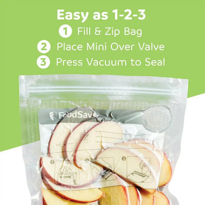 FoodSaver Mini Handheld Vacuum Sealer, Marinate Setting, Cordless Vacuum Sealer with Charging Dock, Black