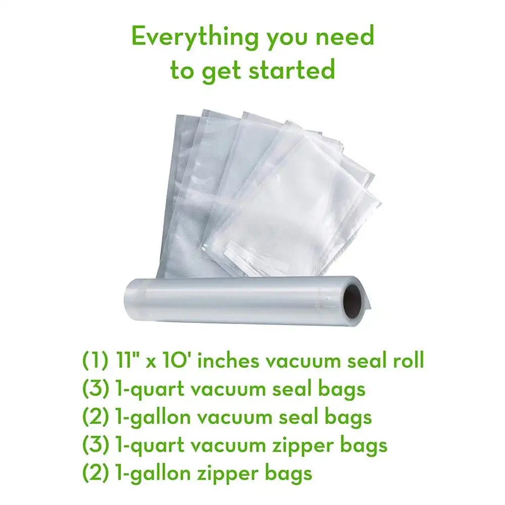 FoodSaver 2-in-1 Automatic Vacuum Sealing System with Starter Kit, v4440, Black Finish